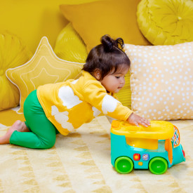 BRIGHT STARTS Macchinina impilabile con palline Pop & Roll Safari Bus™ 6m+ - immagine 5
