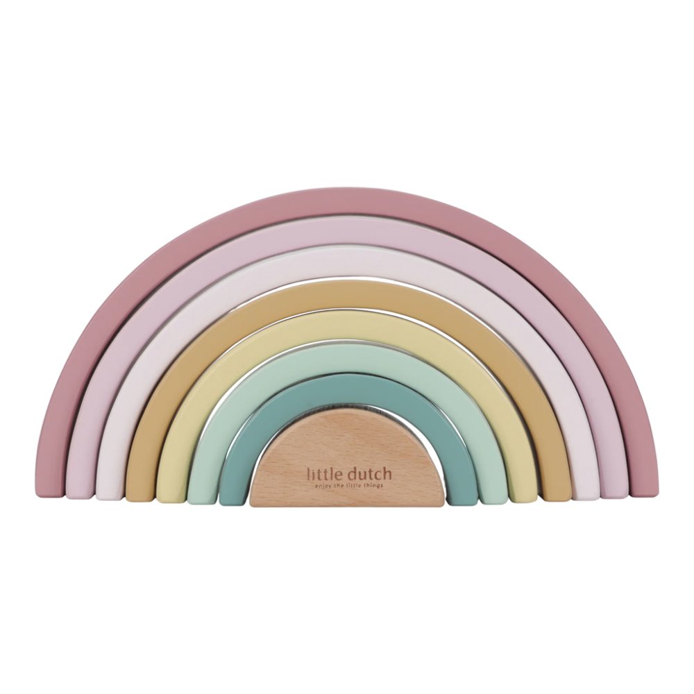 LITTLE DUTCH Skládačka duha Fairy garden