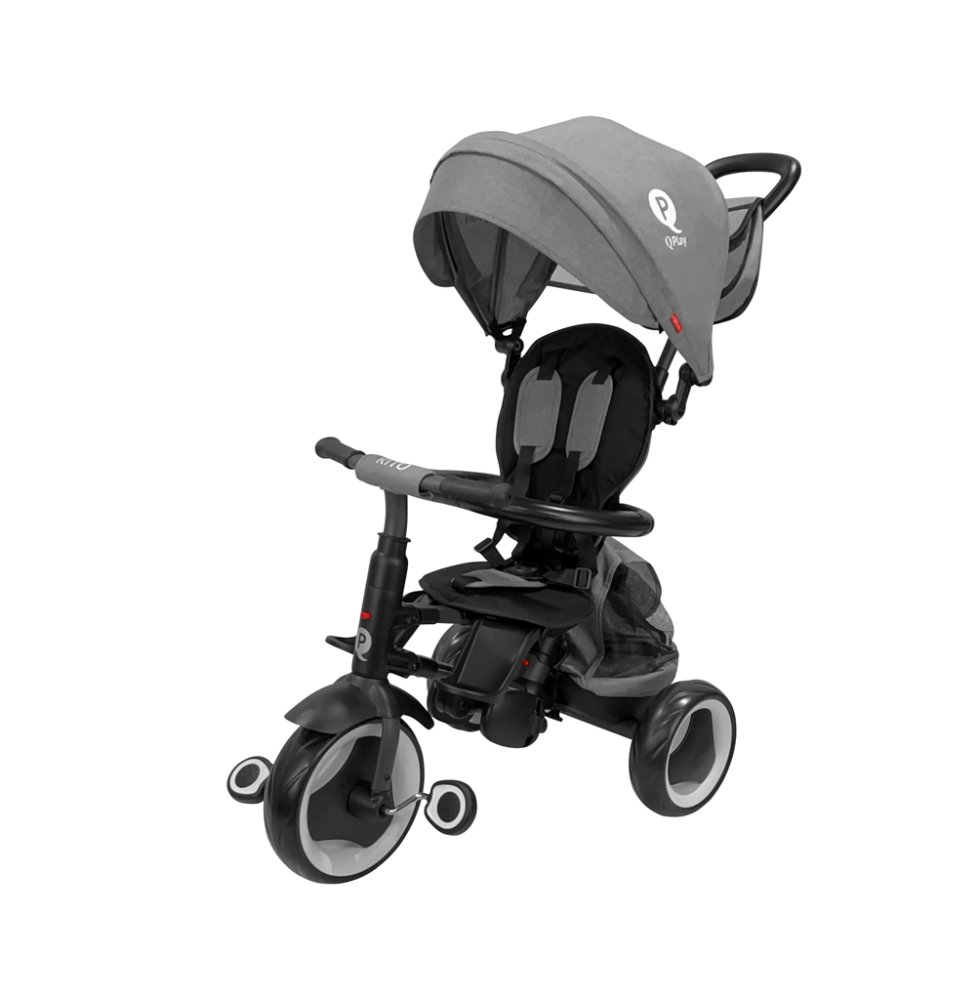 QPLAY Triciclo Rito eva plus Grey, età 10-72 mesi - immagine 3
