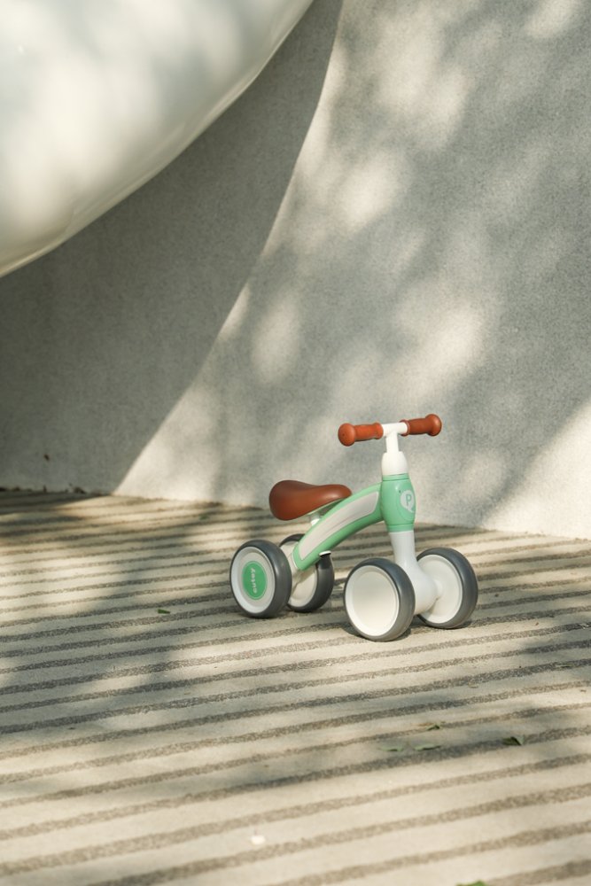 QPLAY Bicicletta senza pedali Cutey Green, età 1-3 anni - immagine 5