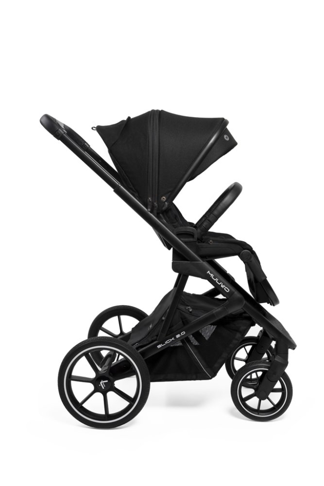 MUUVO Cochecito combinado Slick 2.0 set 2 en 1 Classic black - Imagen 7