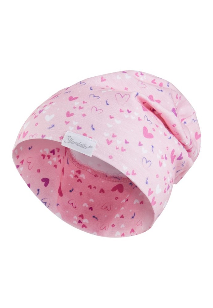 STERNTALER Chapeau avec protection UV 50+ cœurs fille 47 cm-9-12 m