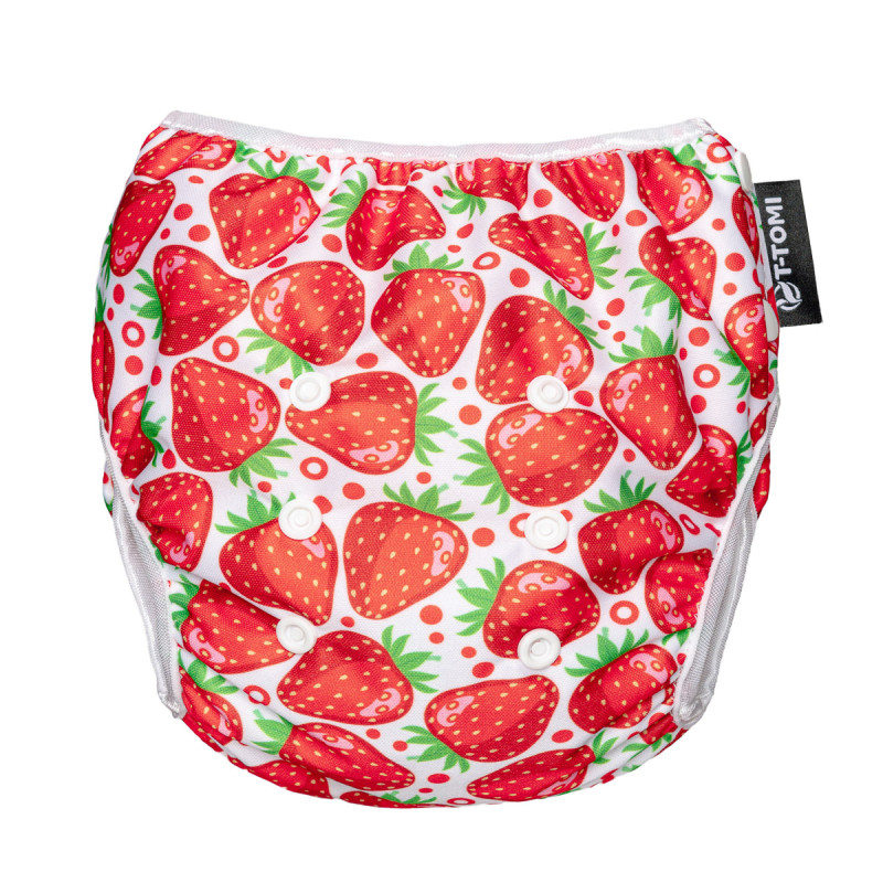 T-TOMI Couches de bain, 5-15kg, Strawberries