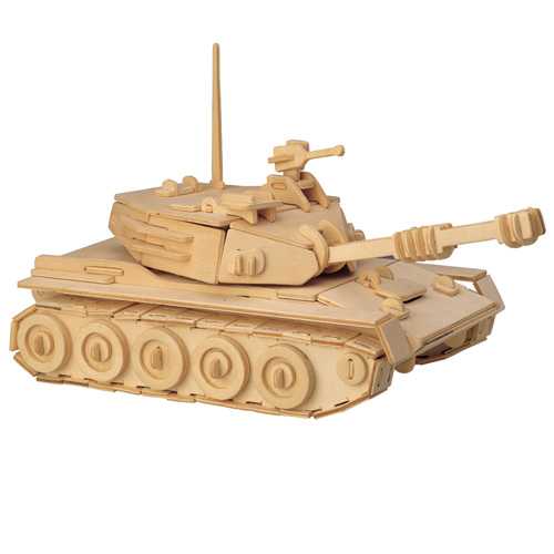 Woodcraft Puzzle 3D en bois Tank