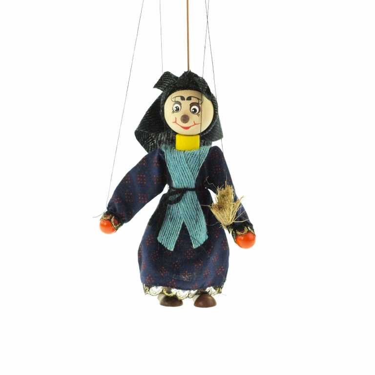 Marionetas de madera - Bruja