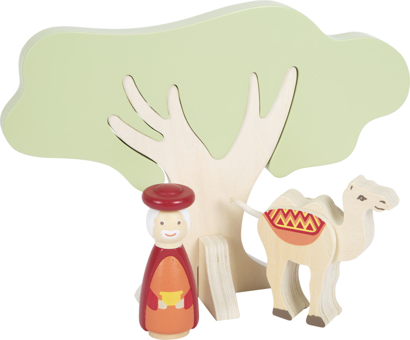 small foot Drewniana szopka bożonarodzeniowa - obrazek 5