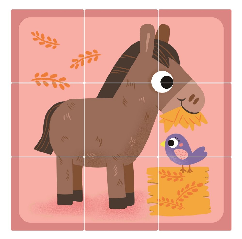 2Kids Toys Drewniane klocki Farma - obrazek 4