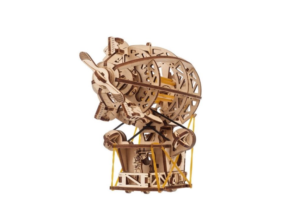 Puzzle mécanique en bois 3D Ugears STEAMPUNK AIRSHIP – Image 5