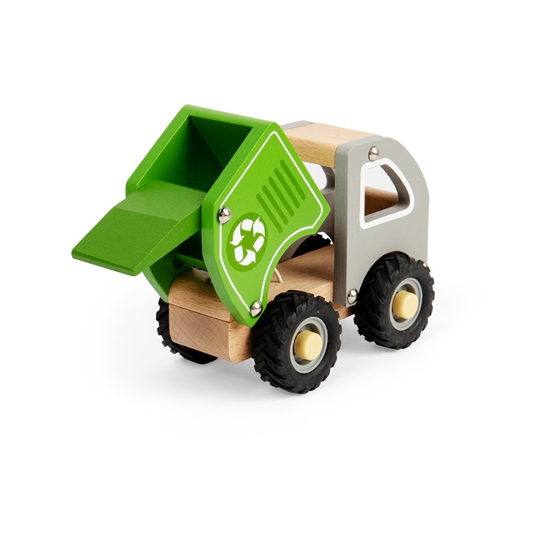 Bigjigs Toys Camion dei rifiuti per il riciclaggio - immagine 4