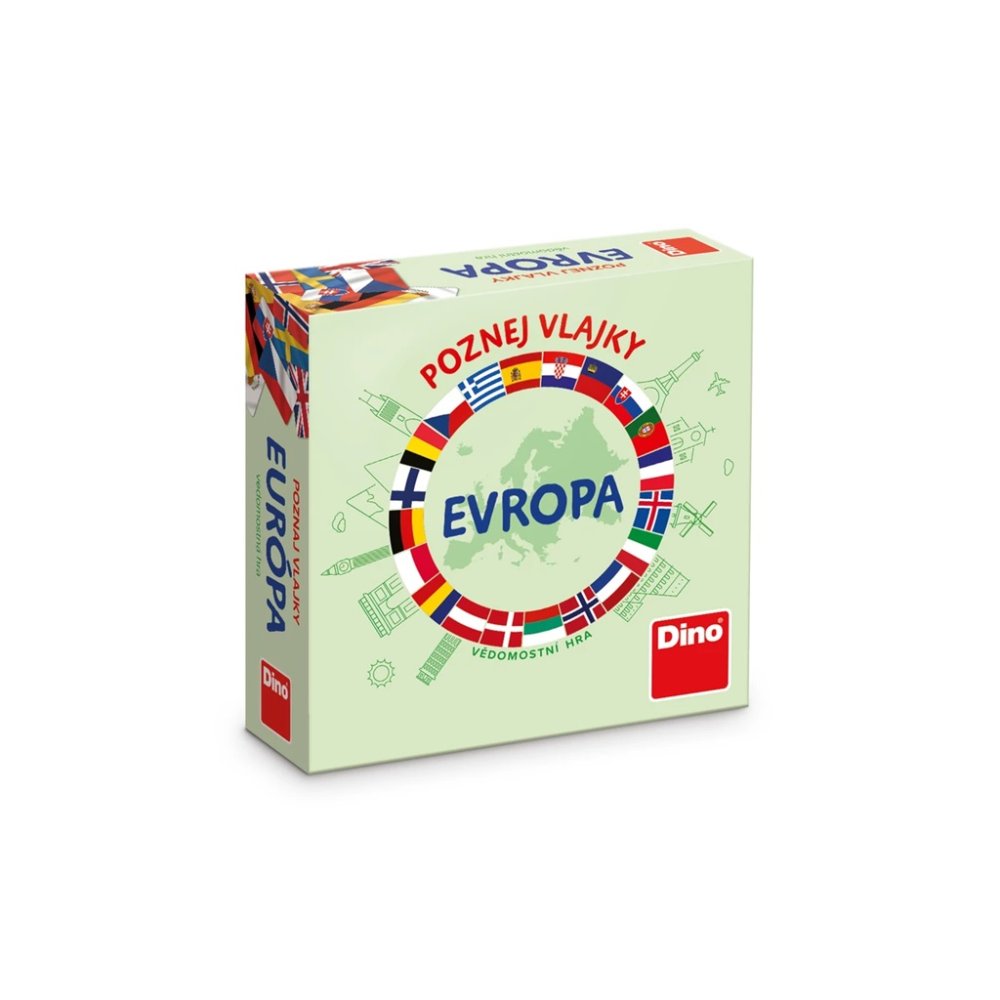 Dino Gra Podróżna Poznaj Flagi - Europa - obrazek 5