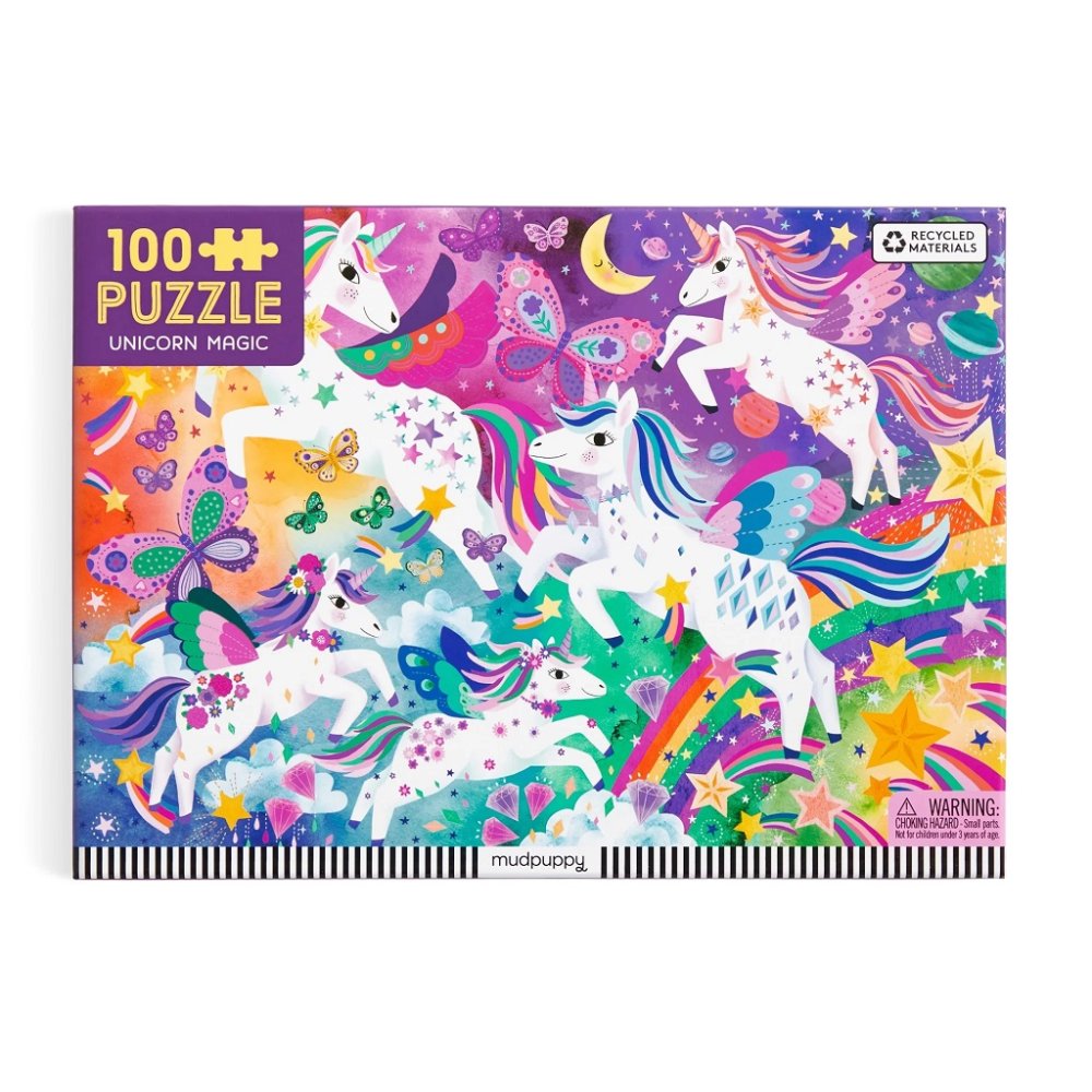 Puzzle Mudpuppy Licornes magiques 100 pièces – Image 4