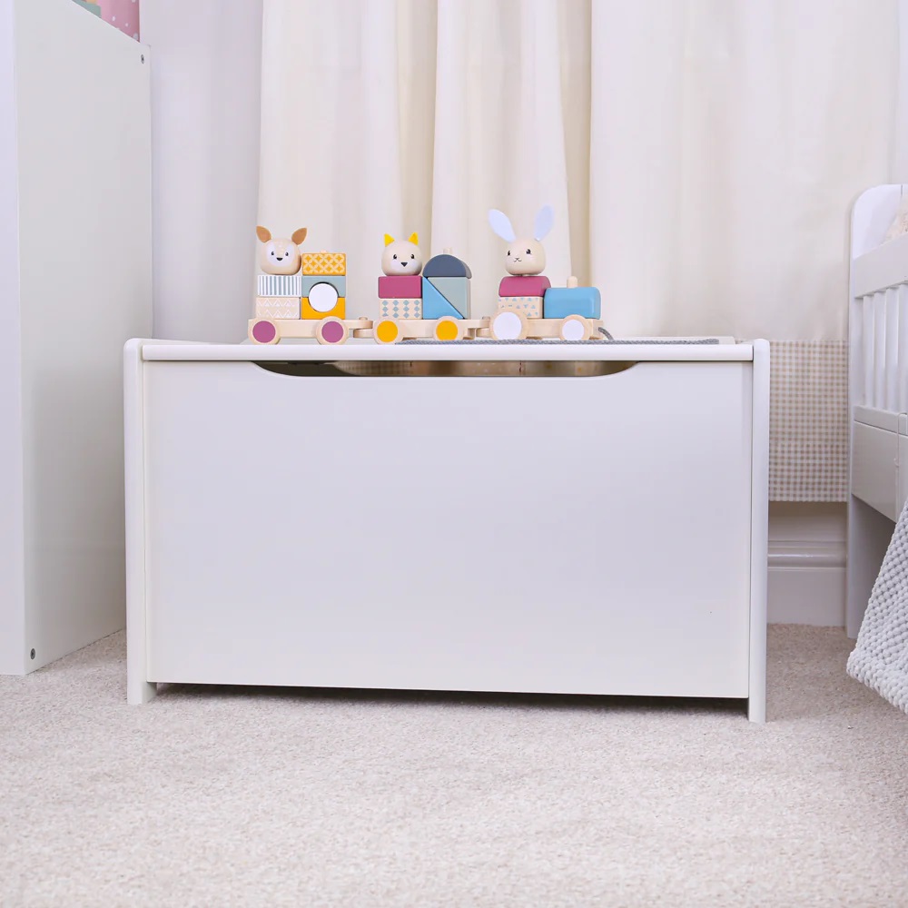 Tidlo Holz Aufbewahrungsbank weiß – Bild 3