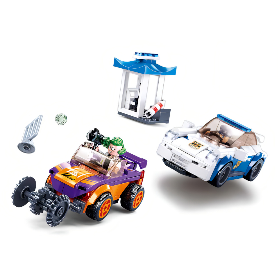 Sluban Policja M38-B0825 Policyjny pościg z samochodem nakręcanym