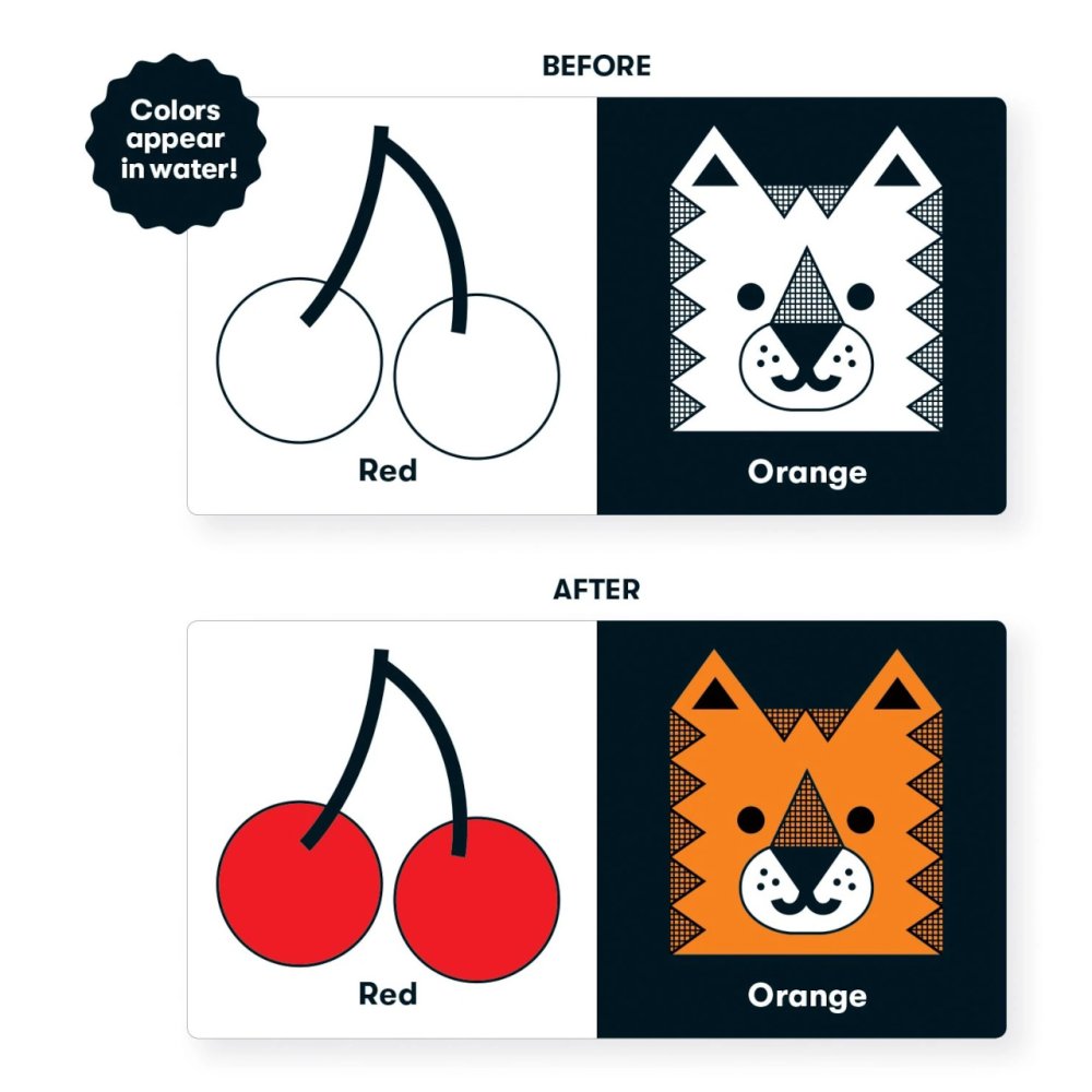 Mudpuppy Libro de baño ¿De qué color soy? - Imagen 2