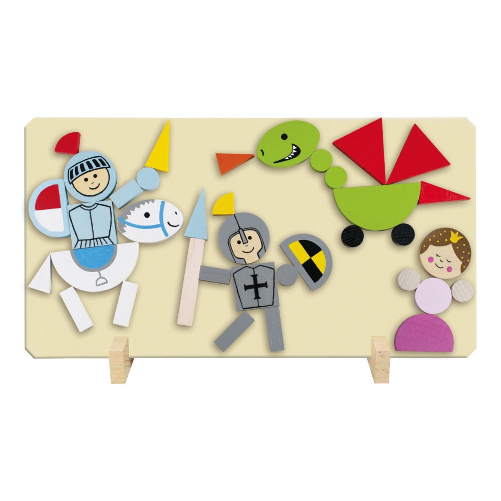 Detoa Magnetisches Puzzle Ritter
