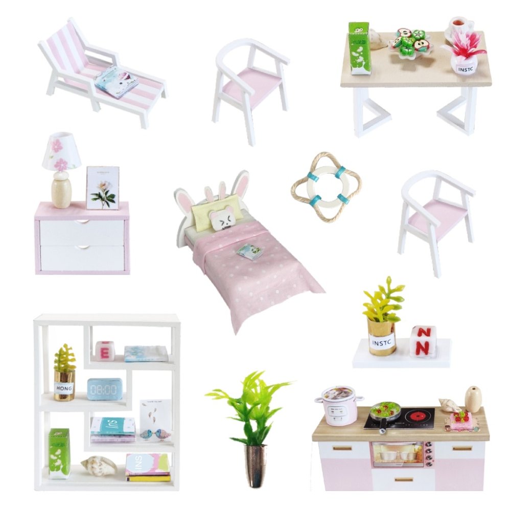 2Kids Toys Miniatura della casa delle bambole Villa primo amore - immagine 5