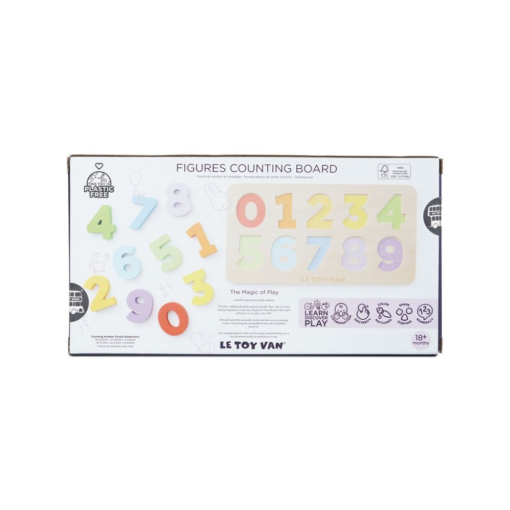 Puzzle d'encastrement avec chiffres Le Toy Van – Image 4