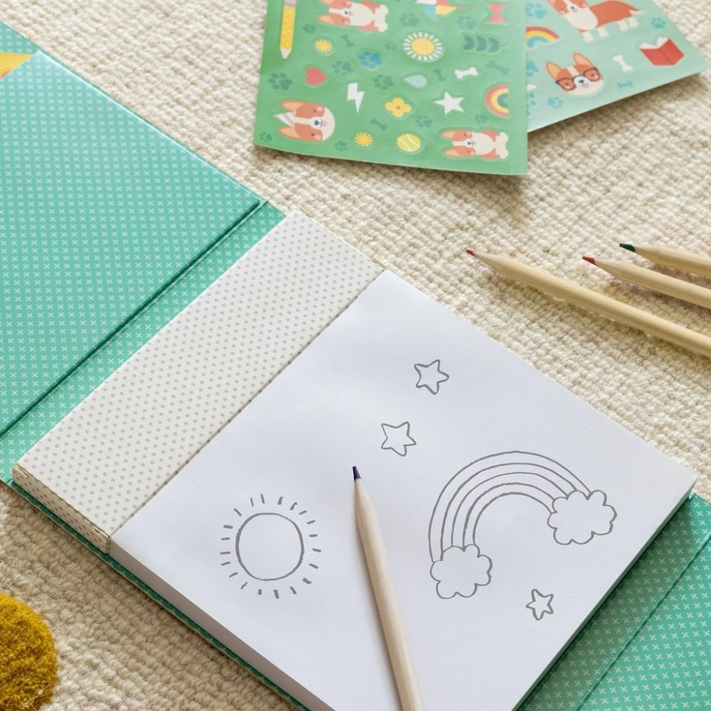 Petit Collage Utazó kreatív készlet Corgi - Image 2