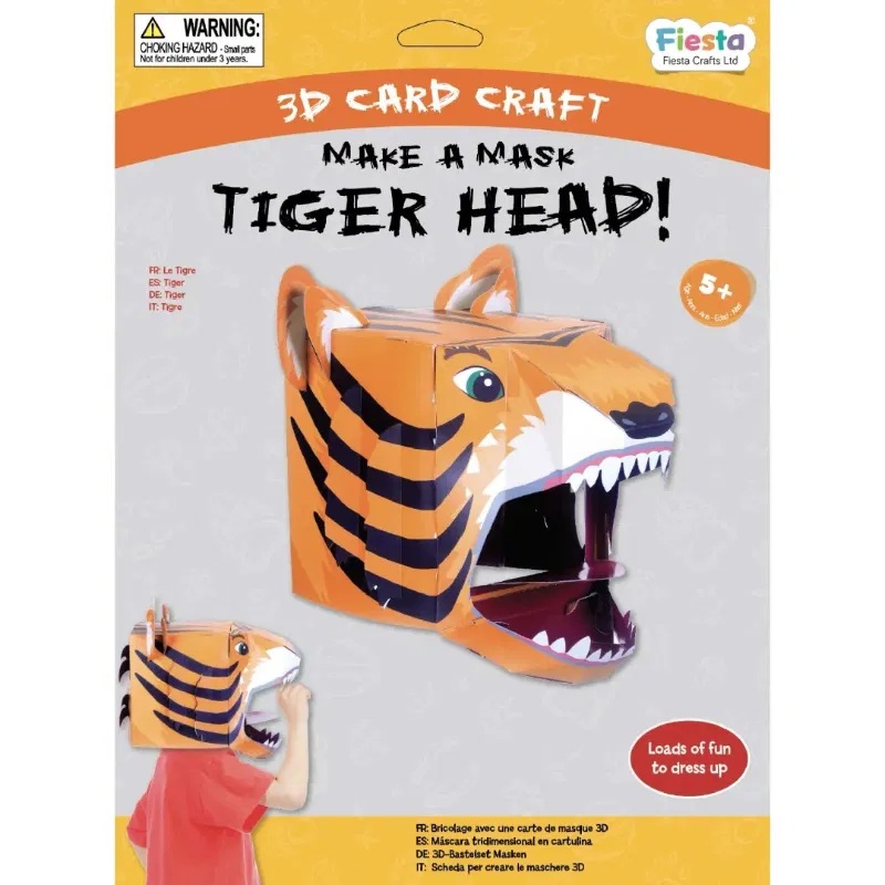 Fiesta Crafts Kit Créatif Masque 3D Tigre