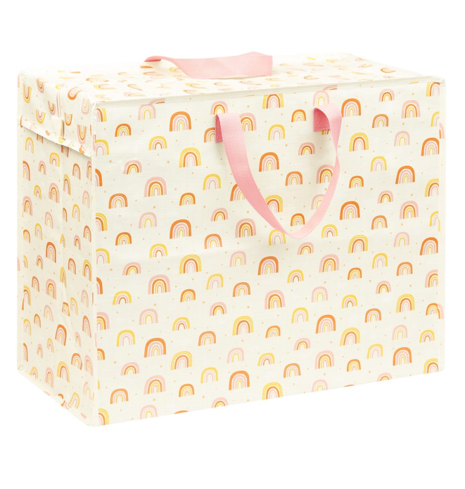 A Little Lovely Company - Bolsa de almacenamiento XL - arcoíris