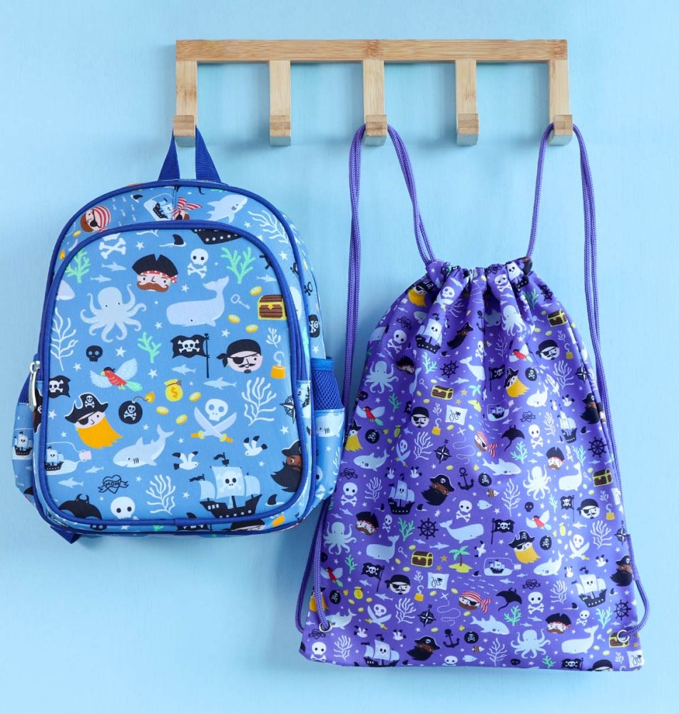 A Little Lovely Company - Bolsa de deporte infantil - piratas - Imagen 3