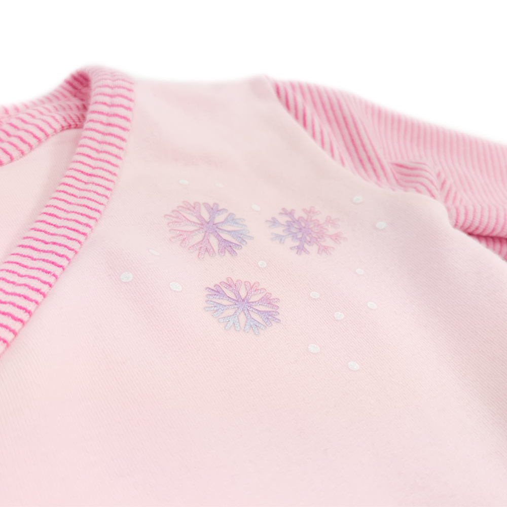 Wickelbody DR Outlast® - rosa baby/Streifen 62 – Bild 3