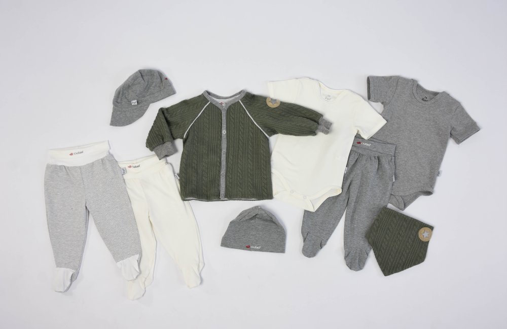 Veste doublée Outlast® - mousse/rayure chiné blanc gris 62-68 – Image 7