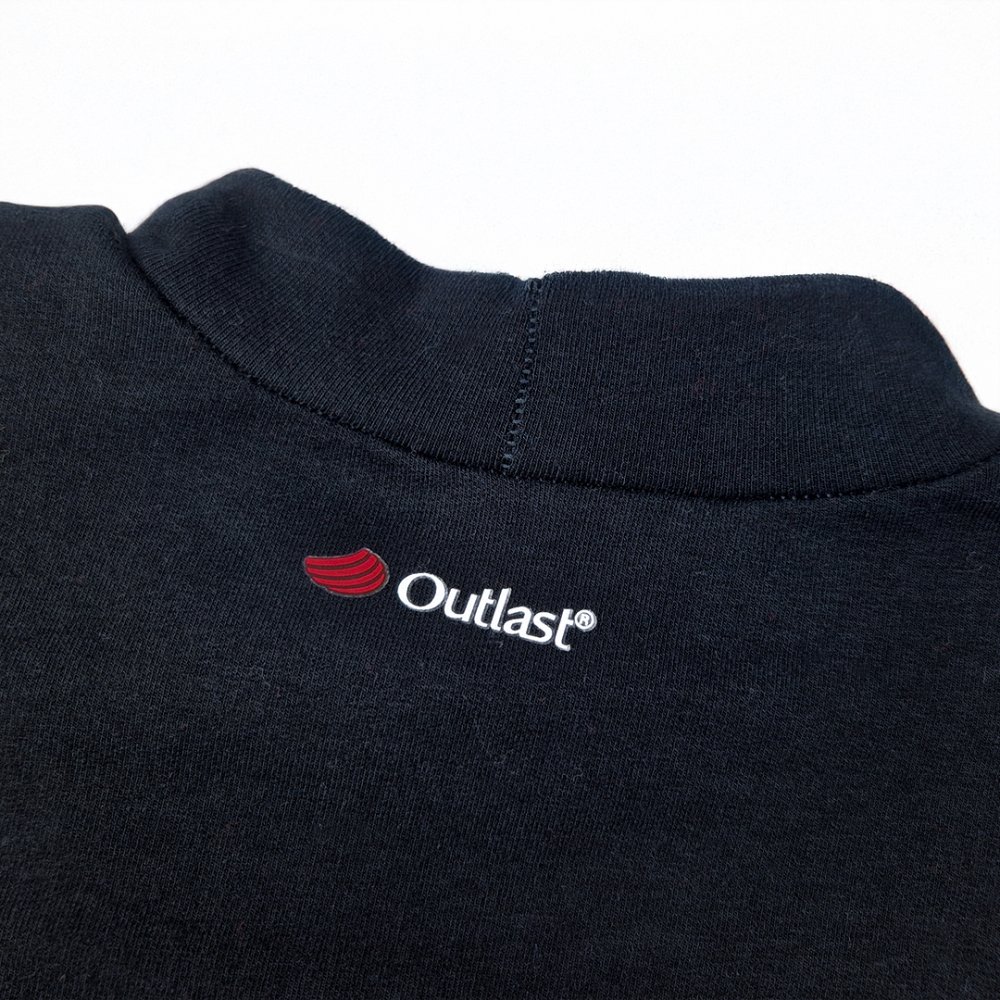 Maglietta DR smock collo alto Outlast® - nero 140 - immagine 4