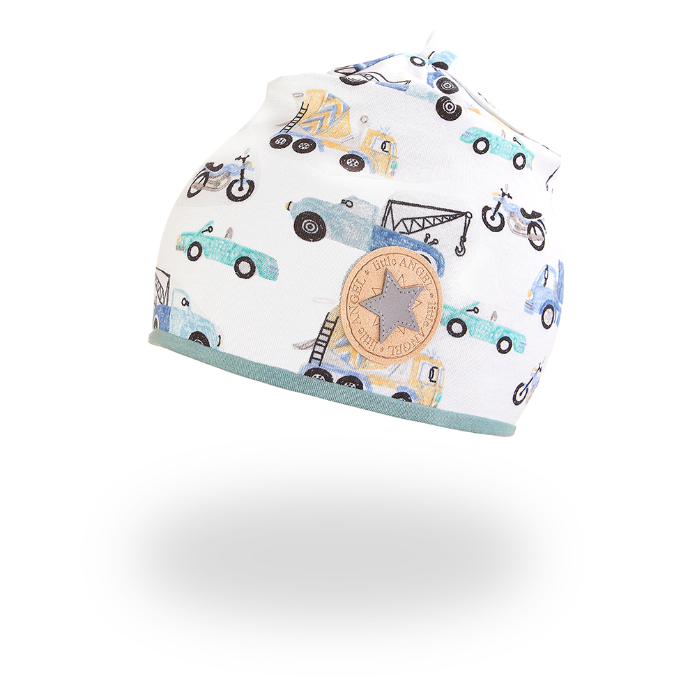 Bonnet doublé Outlast® - sv.menthol voitures/lichen foncé 3 | 42-44 cm