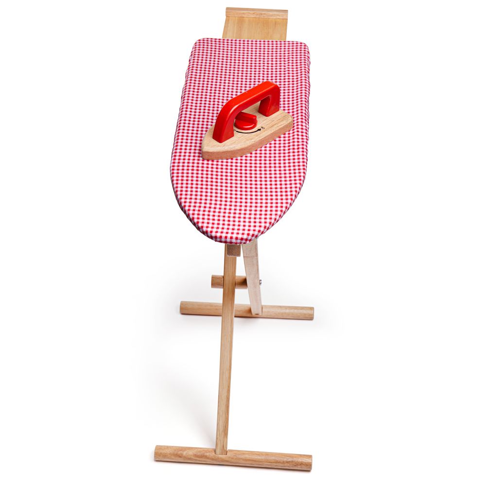 Bigjigs Toys Dřevěné žehlící prkno s žehličkou (obrázek 7)
