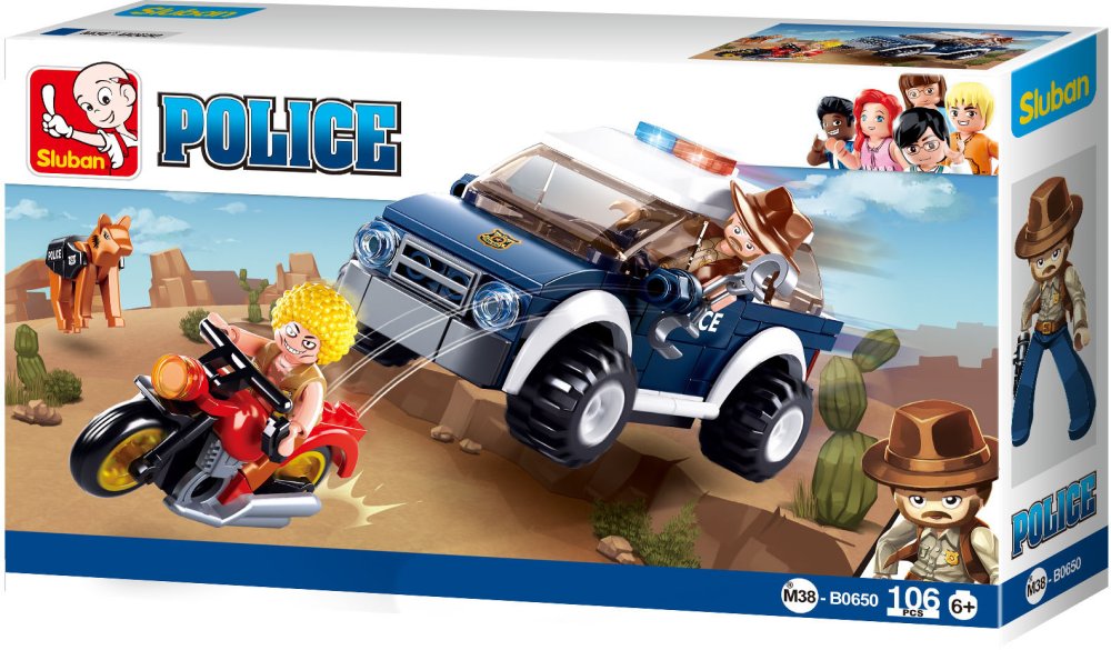 Sluban Policie M38-B0650 Offroad a zloděj na motorce (obrázek 2)