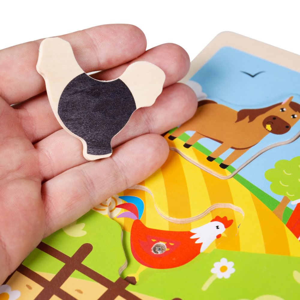 Bigjigs Toys Vkládačka se zvukem Farma (obrázek 5)