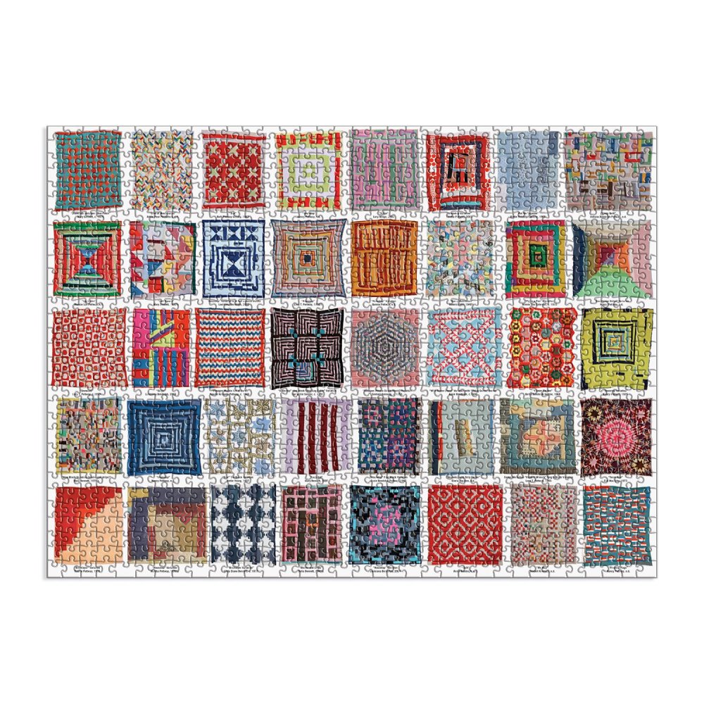 Galison Puzzle Patchworkové deky 1000 dílků (obrázek 5)