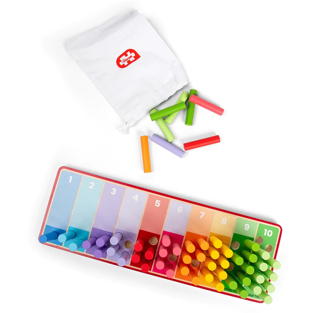 Bigjigs Toys Duhové počítací tyčinky (obrázek 4)
