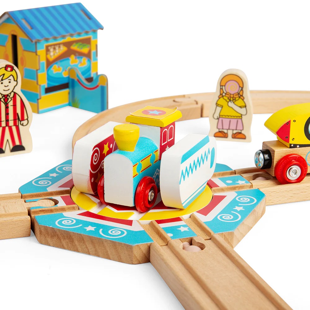 Bigjigs Rail Točna s motivem čajových lístků (obrázek 3)