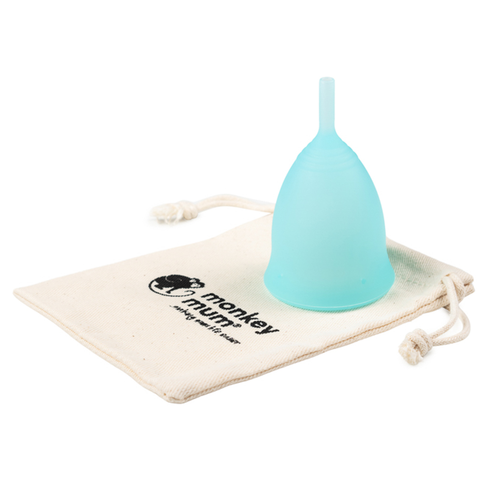 Monkey Mum® Menstrual Cup - Gentle Lily - S Transparent White,Monkey Mum® Menstrual Cup - Gentle Lily - S Transparent White