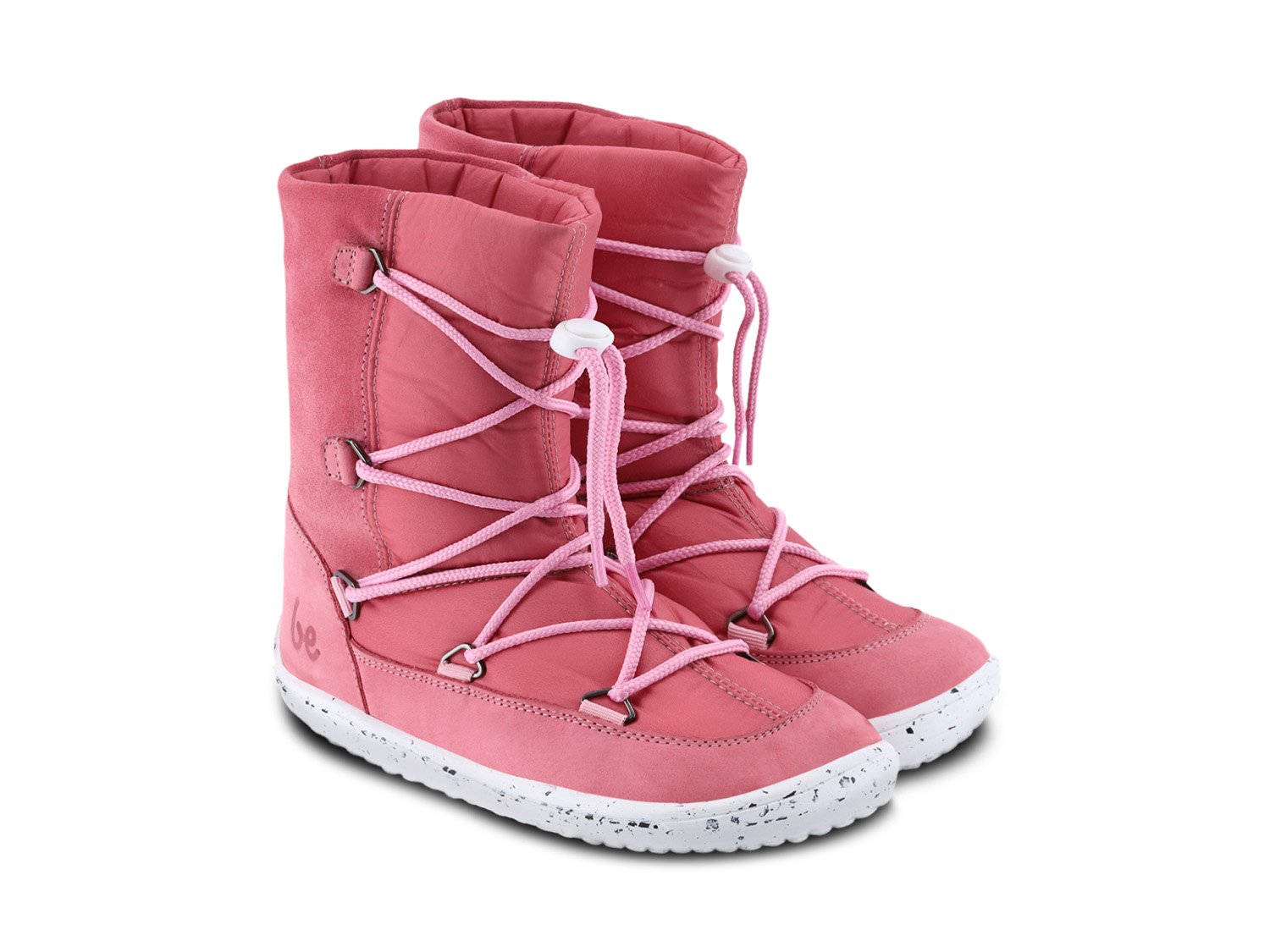 Be Lenka Dětské Zimní Barefoot Boty Snowfox Kids 2.0 - Rose Pink 25