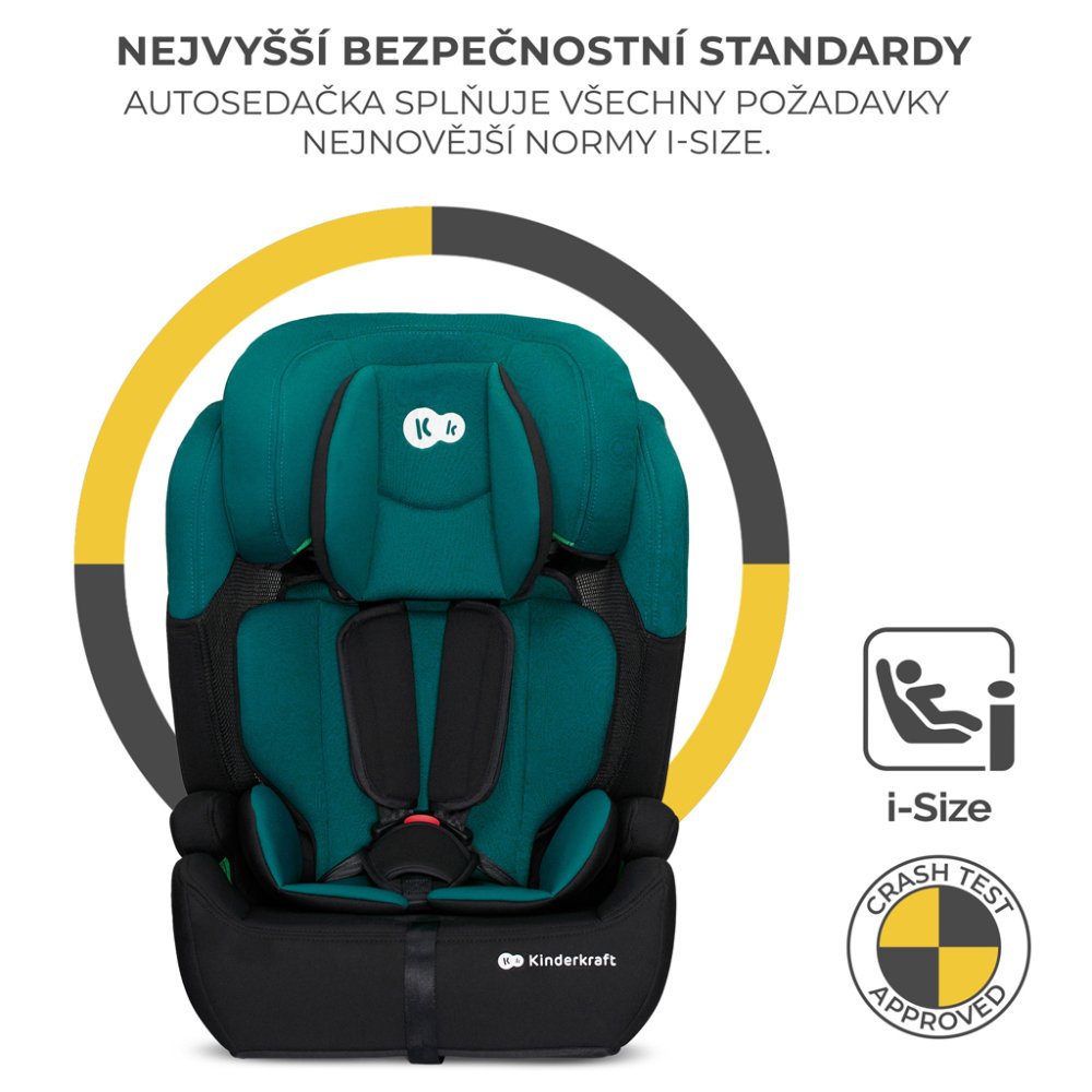 KINDERKRAFT Autosedačka Comfort Up I-size Green (76-150 Cm)