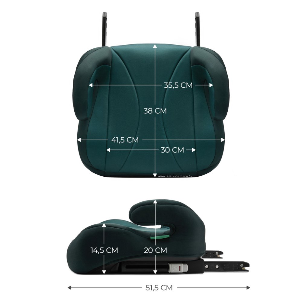 KINDERKRAFT Booster Autosjedalica I-Boost Green