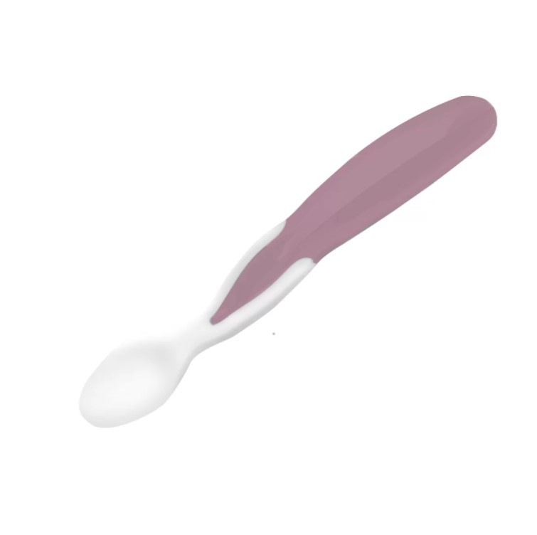 BABYONO Bol 2 en 1 fermable, avec cuillère 200+150 ml violet 6m+ – Image 6