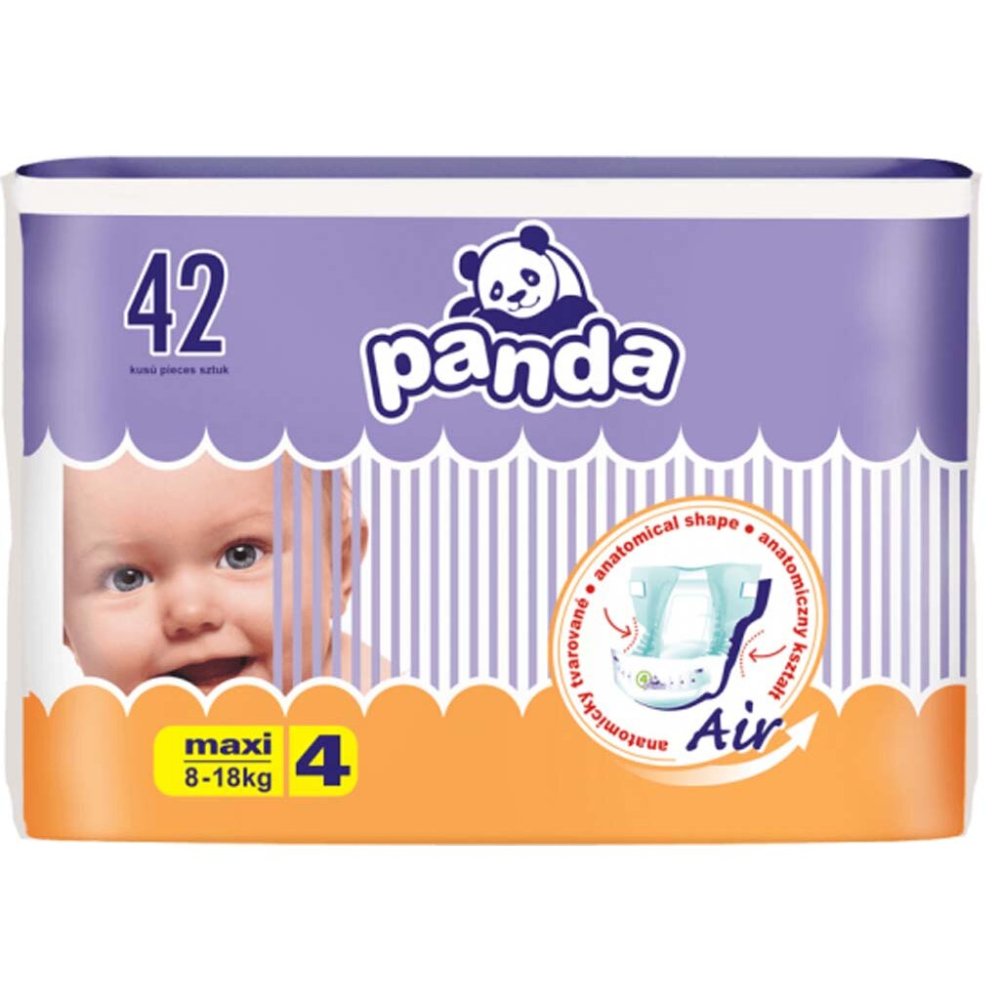 2x BELLA PANDA Pleny Jednorázové 4 Maxi (8-18 Kg) 42 Ks