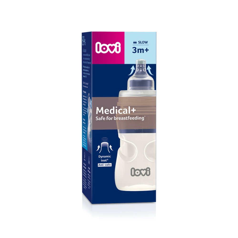 Butelka LOVI Medical+ 250 Ml Super Vent