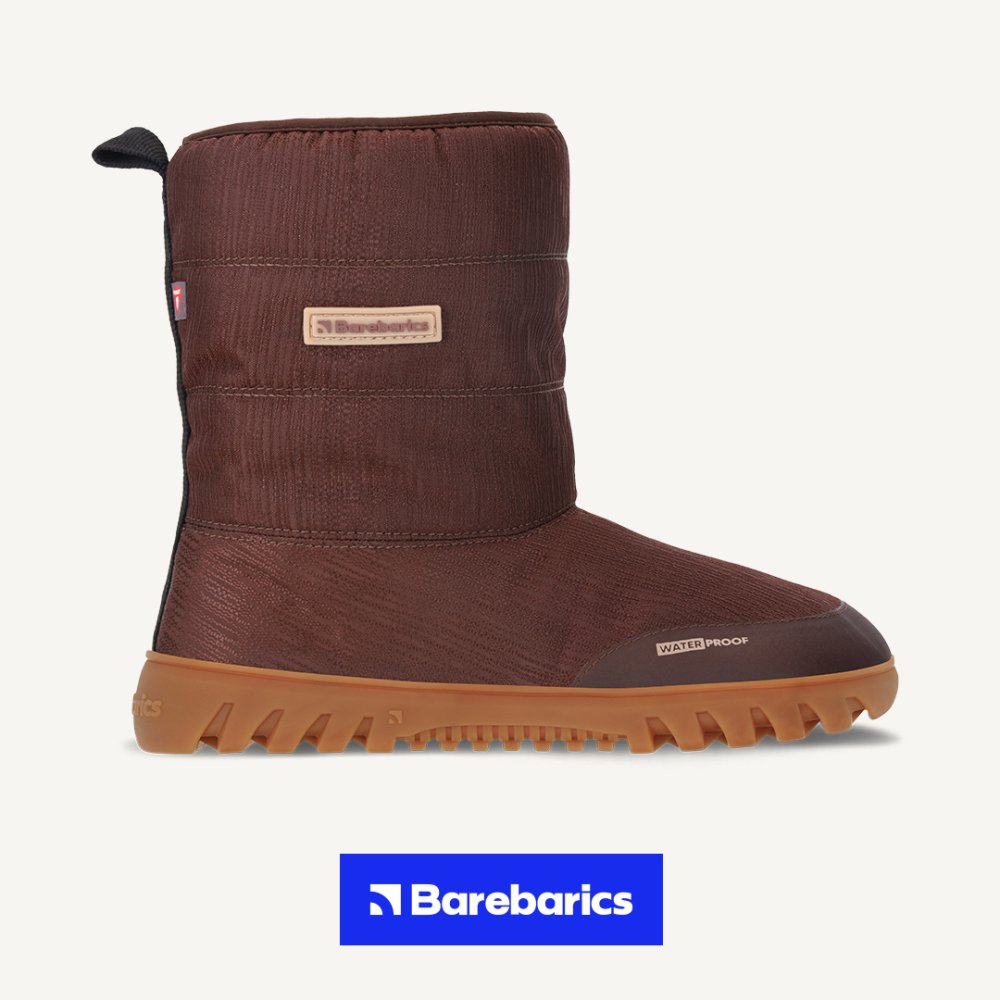 Zimní Barefoot Boty Barebarics PolarStride - Copper Brown 43 Brown