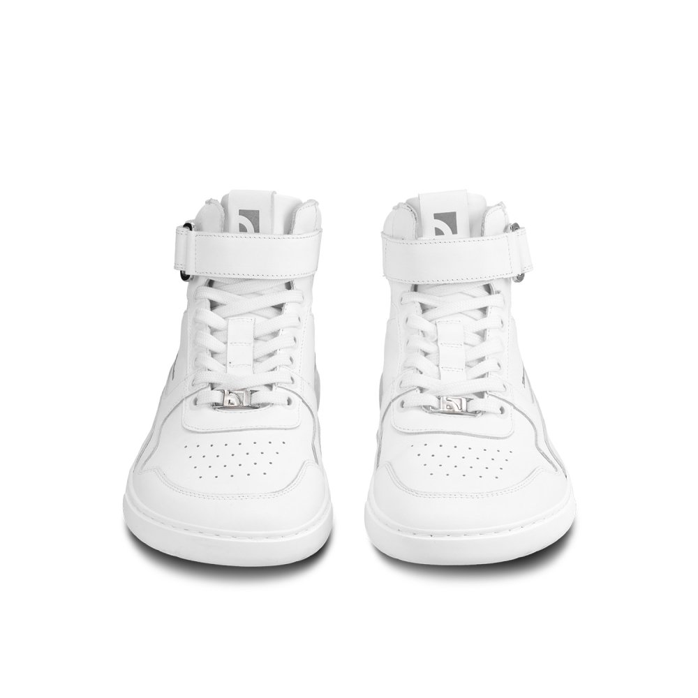 Barefoot Sneakers Barebarics Zing - Hoge Top - Geheel Wit - Leer 43 White