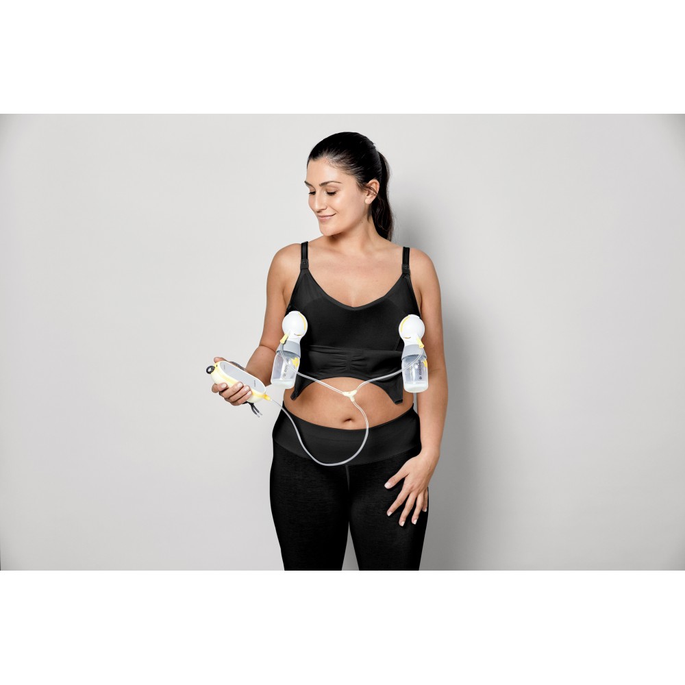 Soutien-gorge 3 en 1 MEDELA pour l'allaitement et le pompage, beige XL – Image 5