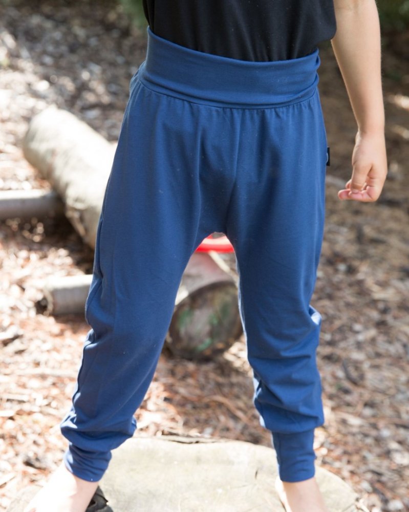 Pantalon de survêtement ample pour enfants, LIGHT, bleu foncé 68 – Image 4