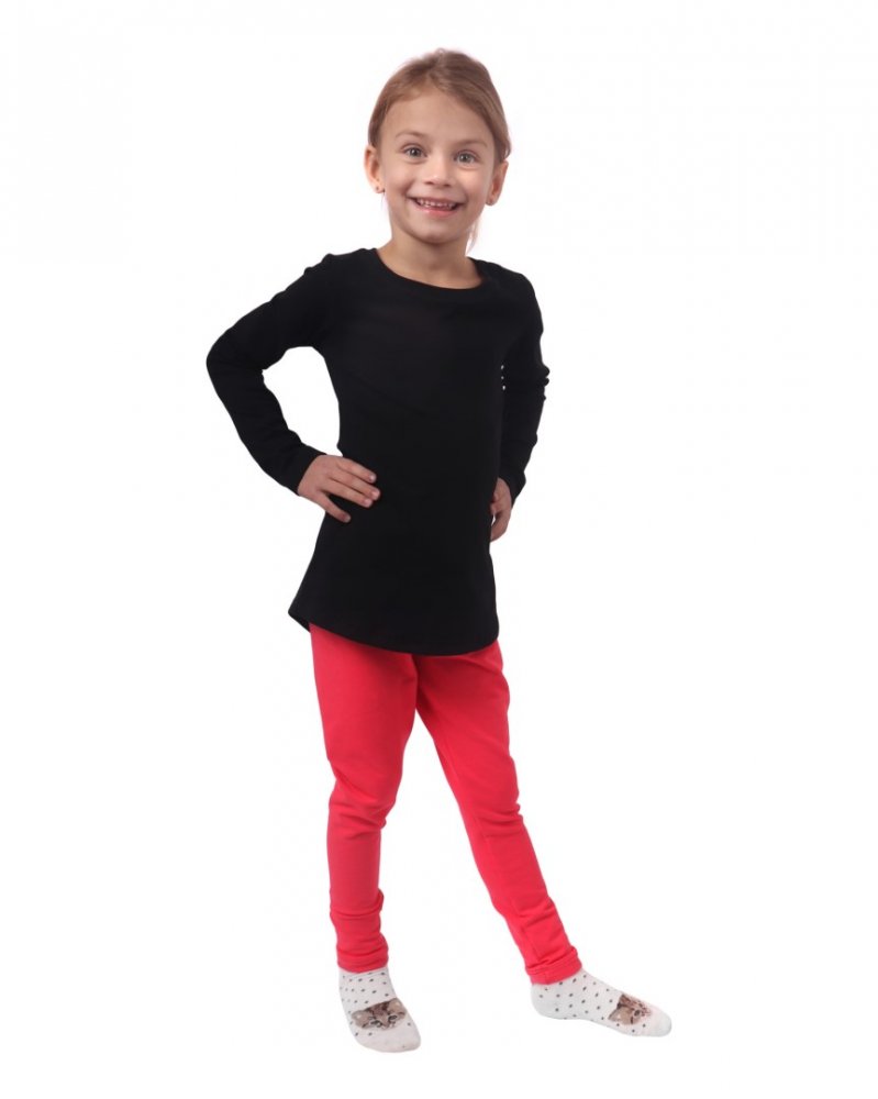 T-shirt manches longues pour filles, noir 122 – Image 3