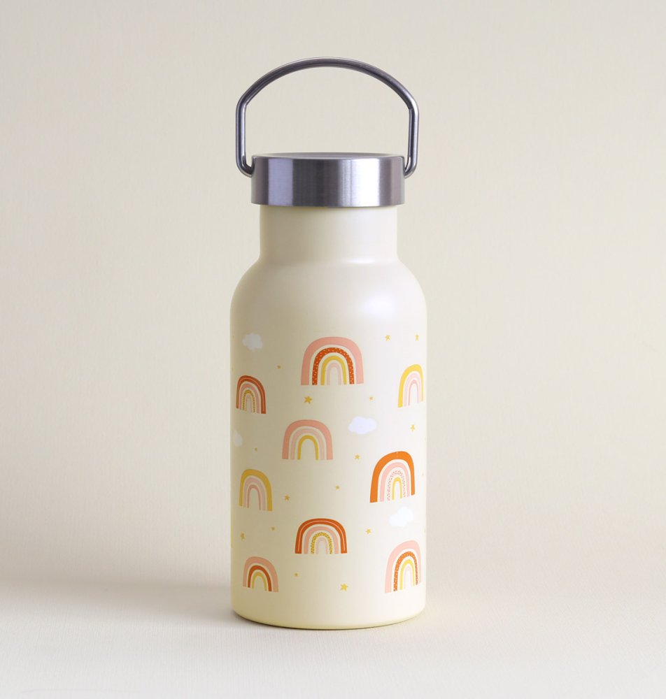 A Little Lovely Company - Borraccia in acciaio inox, 350 ml - arcobaleno - immagine 3