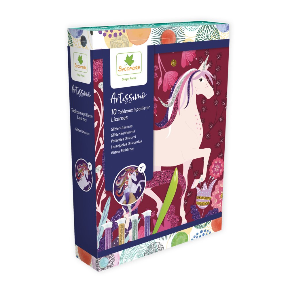 Artissimo - Sabbiatura glitterata - Unicorni