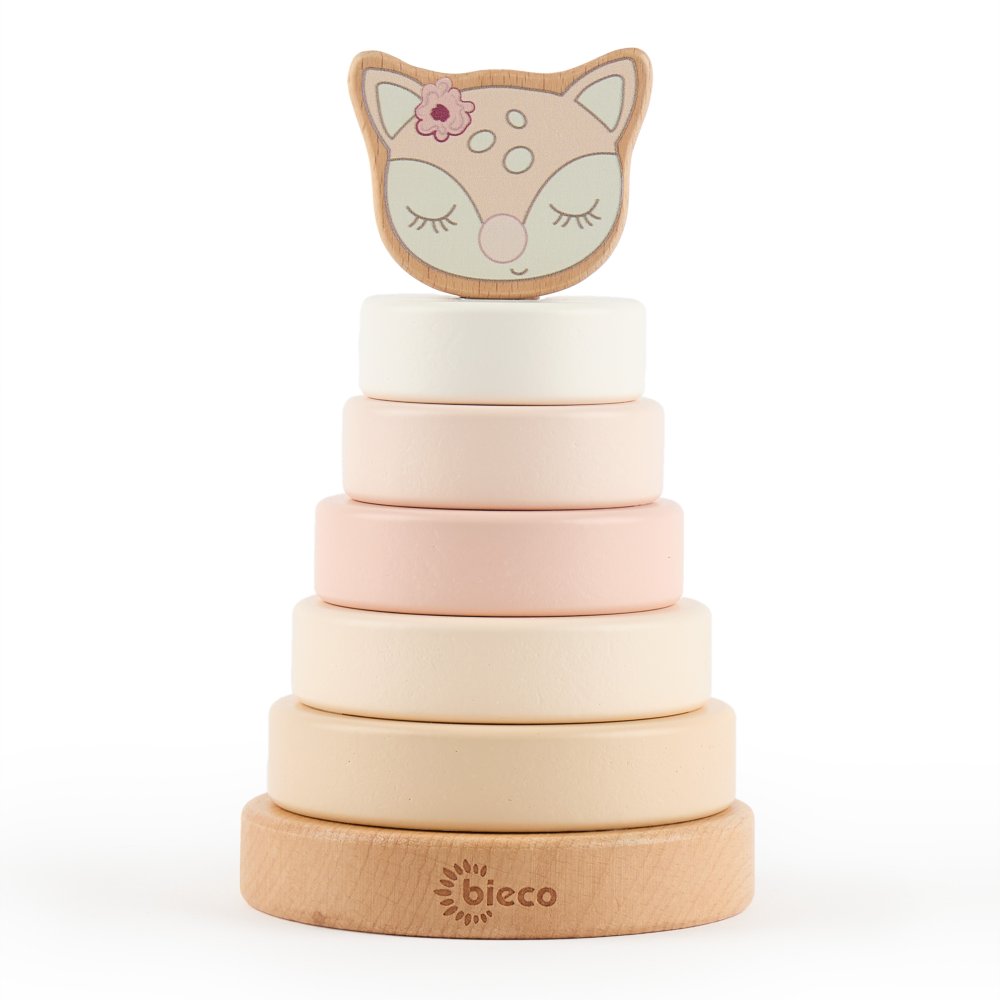 Bieco - Tour d'empilage en bois - Faon Ella
